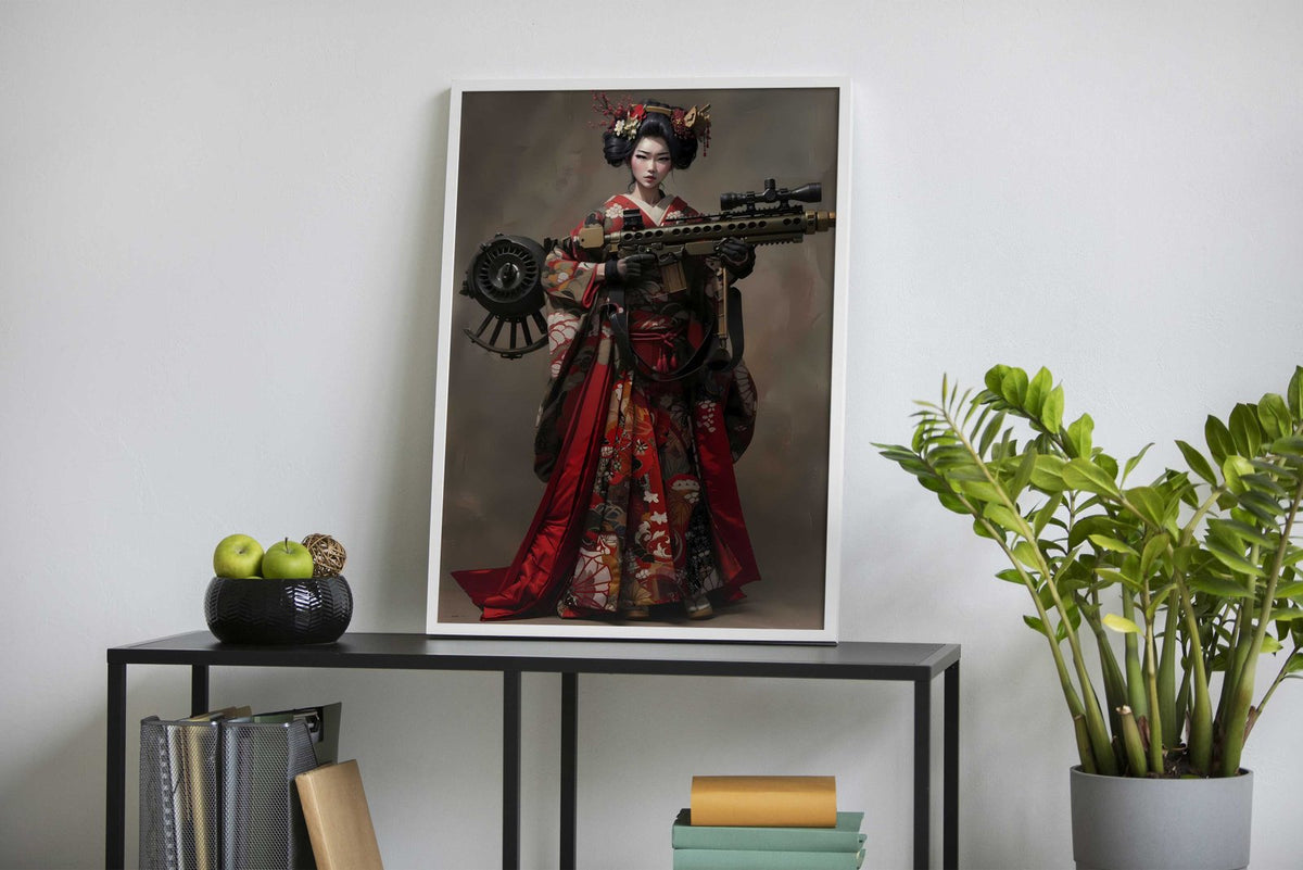 Geisha Assassin Asian Style Poster | Wall Art for Home & Office | High-Quality Print - High-Quality Visual Display