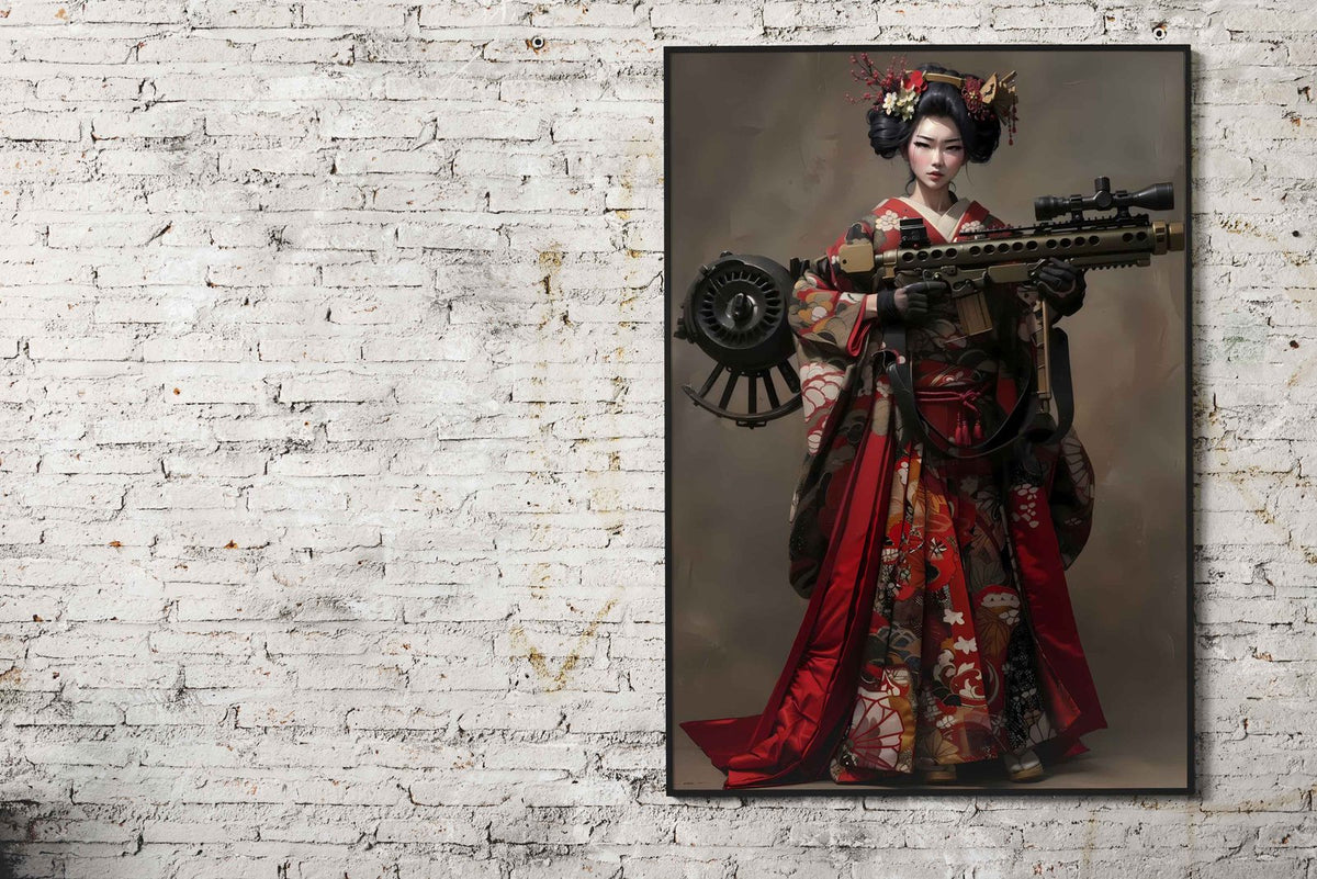 Geisha Assassin Asian Style Poster | Wall Art for Home & Office | High-Quality Print - High-Quality Visual Display