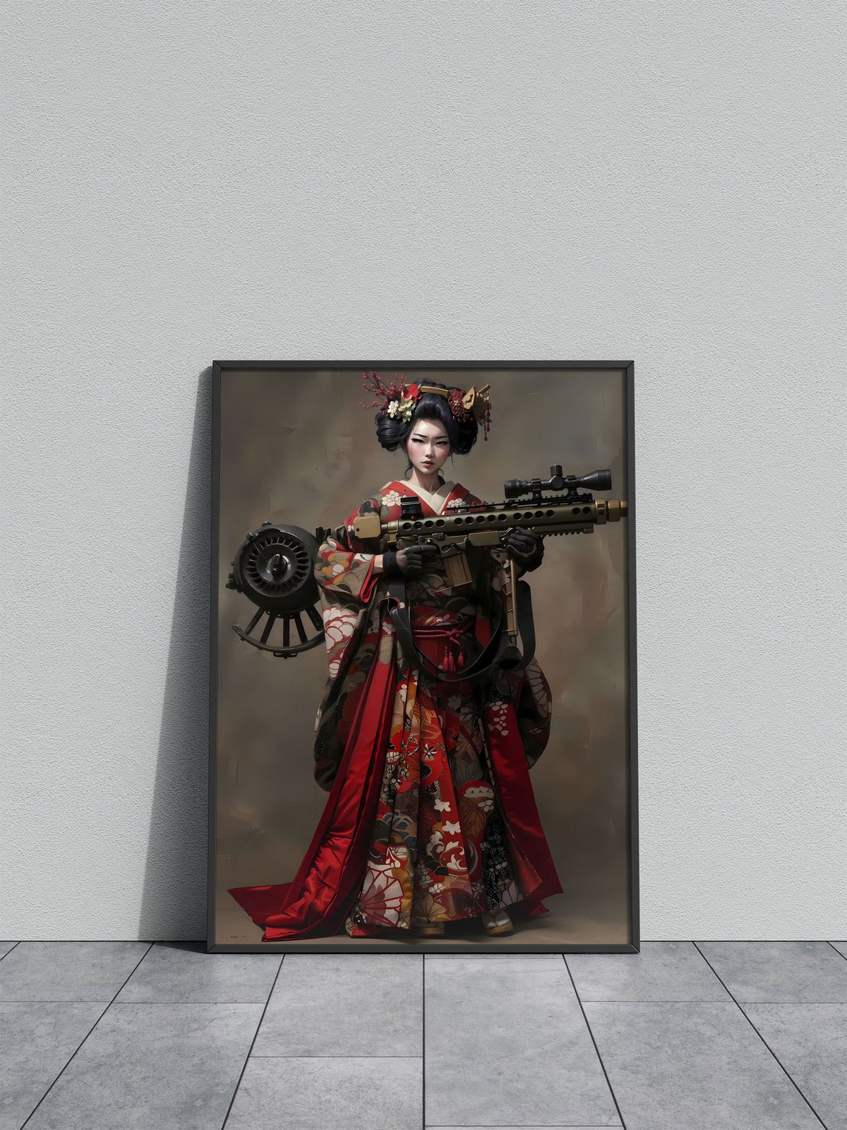 Geisha Assassin Asian Style Poster | Wall Art for Home & Office | High-Quality Print - High-Quality Visual Display
