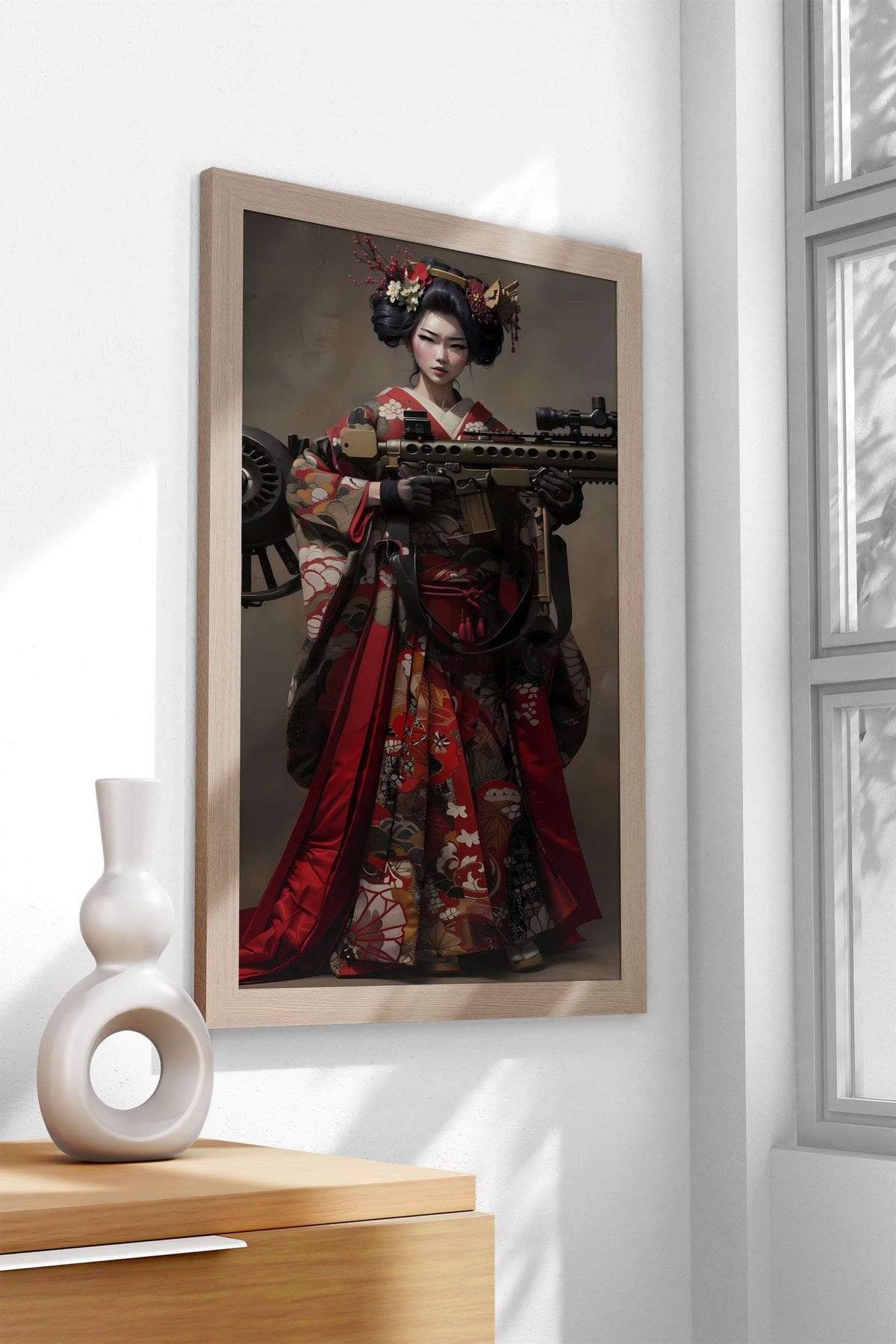 Geisha Assassin Asian Style Poster | Wall Art for Home & Office | High-Quality Print - High-Quality Visual Display