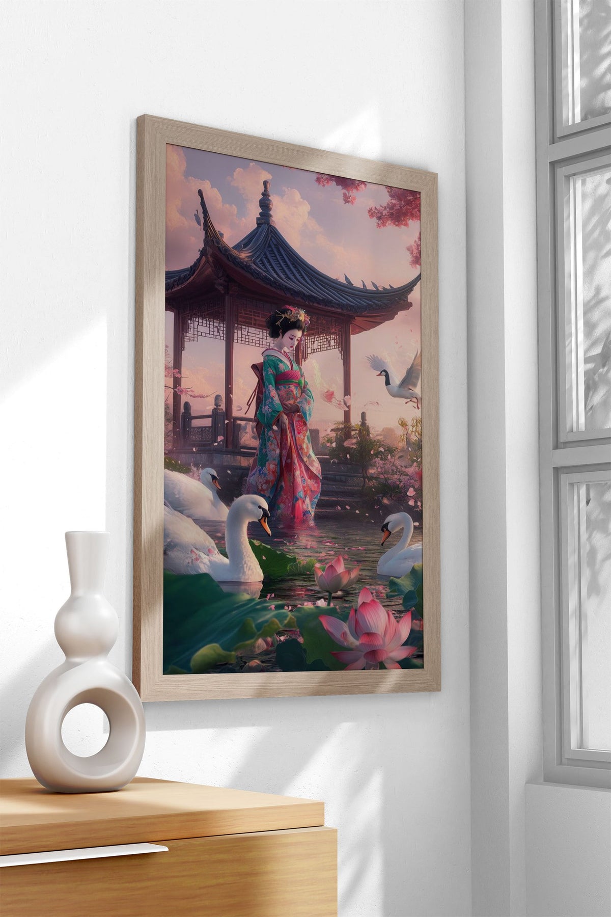 Geisha Beauty Asian Style Poster | Wall Art for Home & Office | High-Quality Print - High-Quality Visual Display