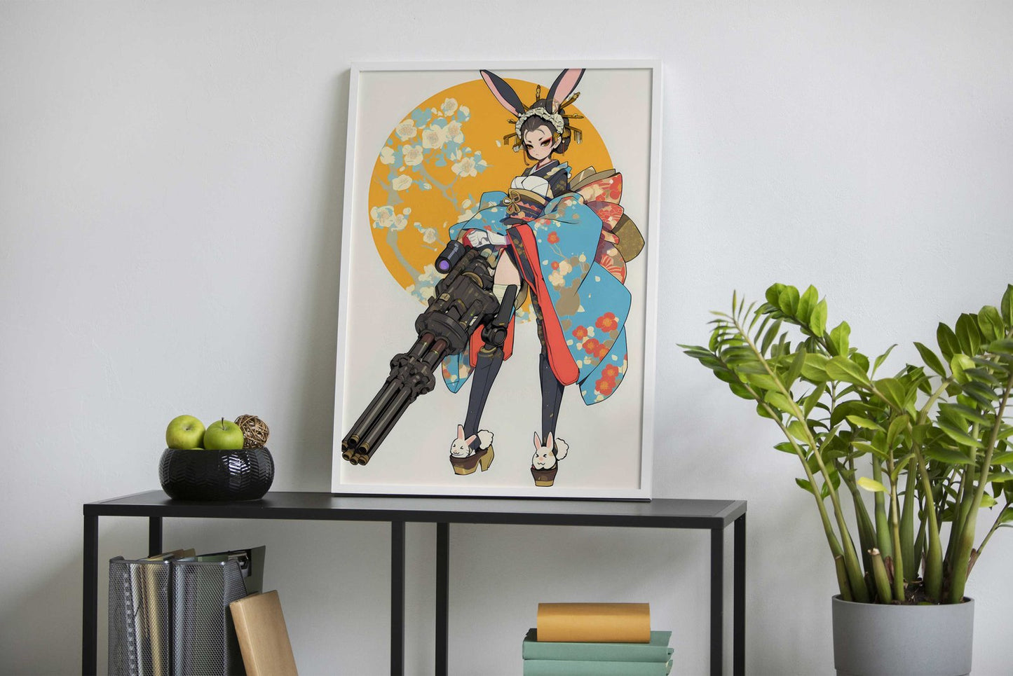 Geisha Defender Asian Style Poster | Wall Art for Home & Office | High-Quality Print - High-Quality Visual Display