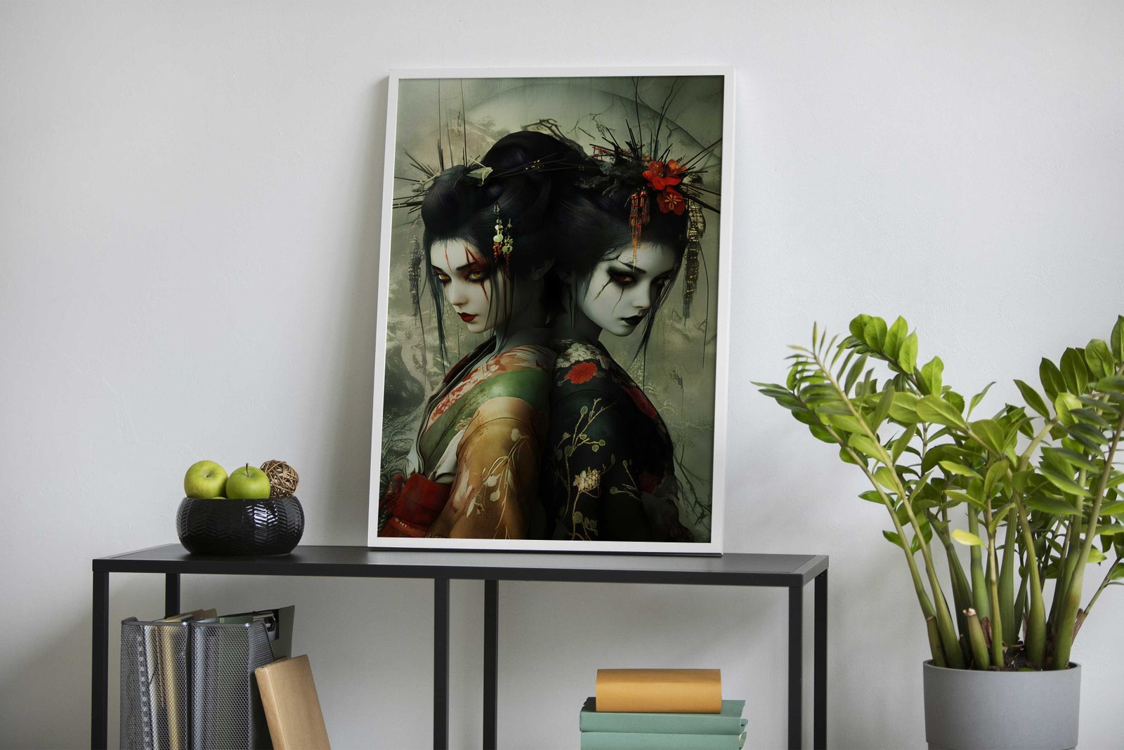 Geisha Ghosts Horror Japanese Cherry Blossom Asian Style Poster | Wall Art for Home & Office | High-Quality Print - High-Quality Visual Display
