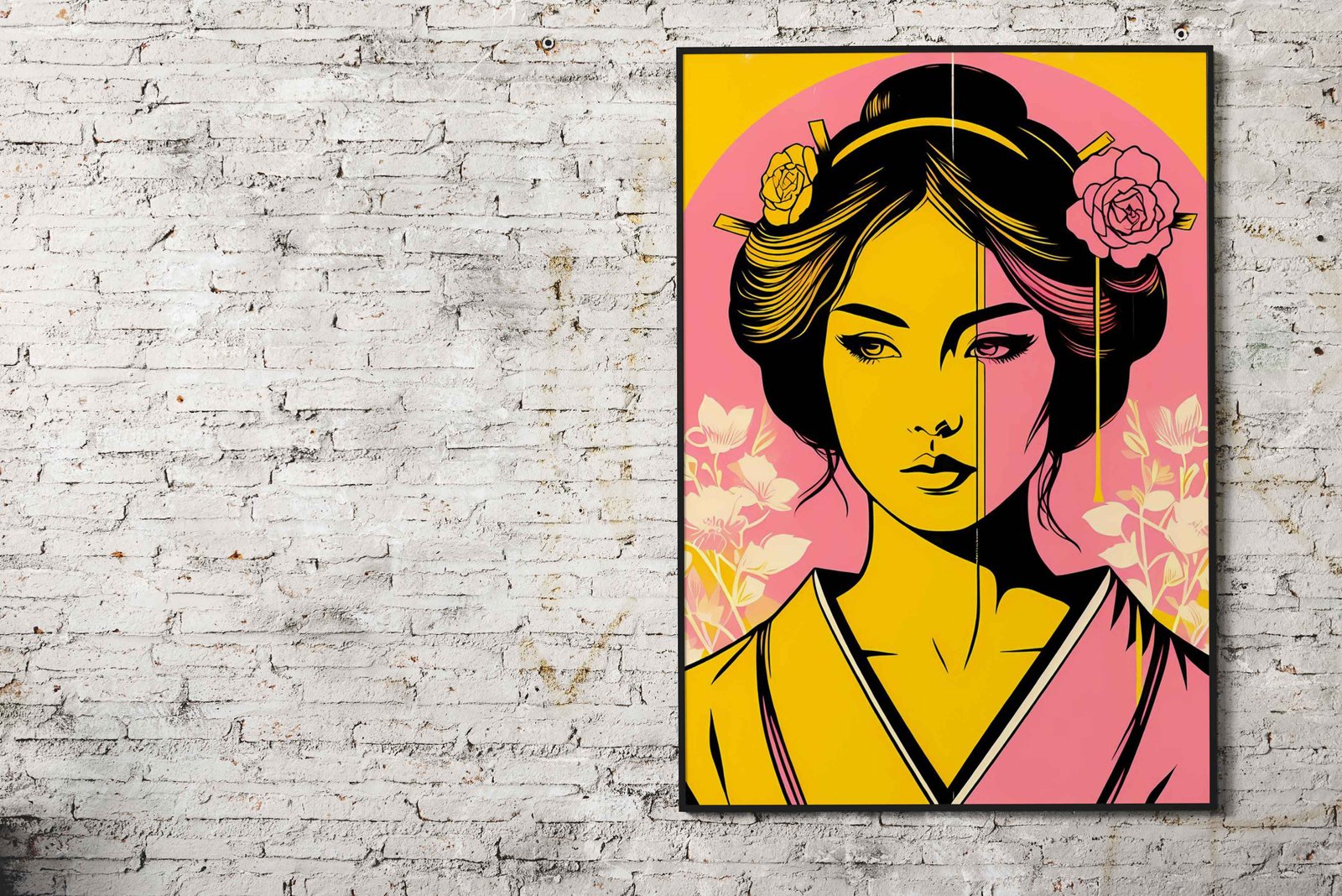 Geisha Goddess Asian Style Poster | Wall Art for Home & Office | High-Quality Print - High-Quality Visual Display