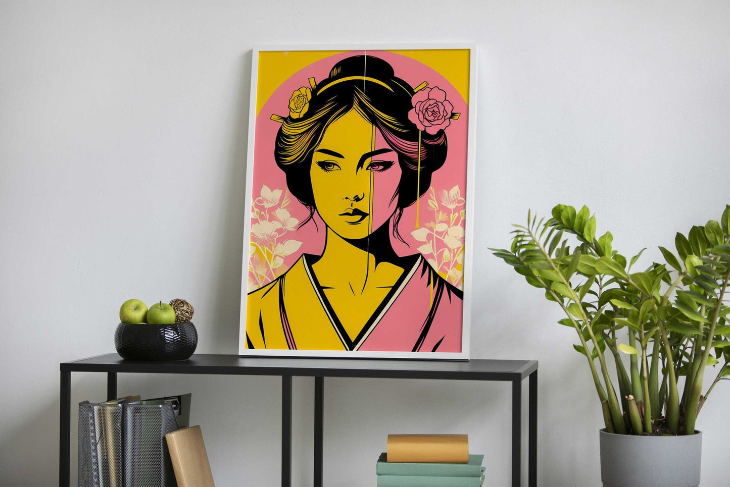 Geisha Goddess Asian Style Poster | Wall Art for Home & Office | High-Quality Print - High-Quality Visual Display