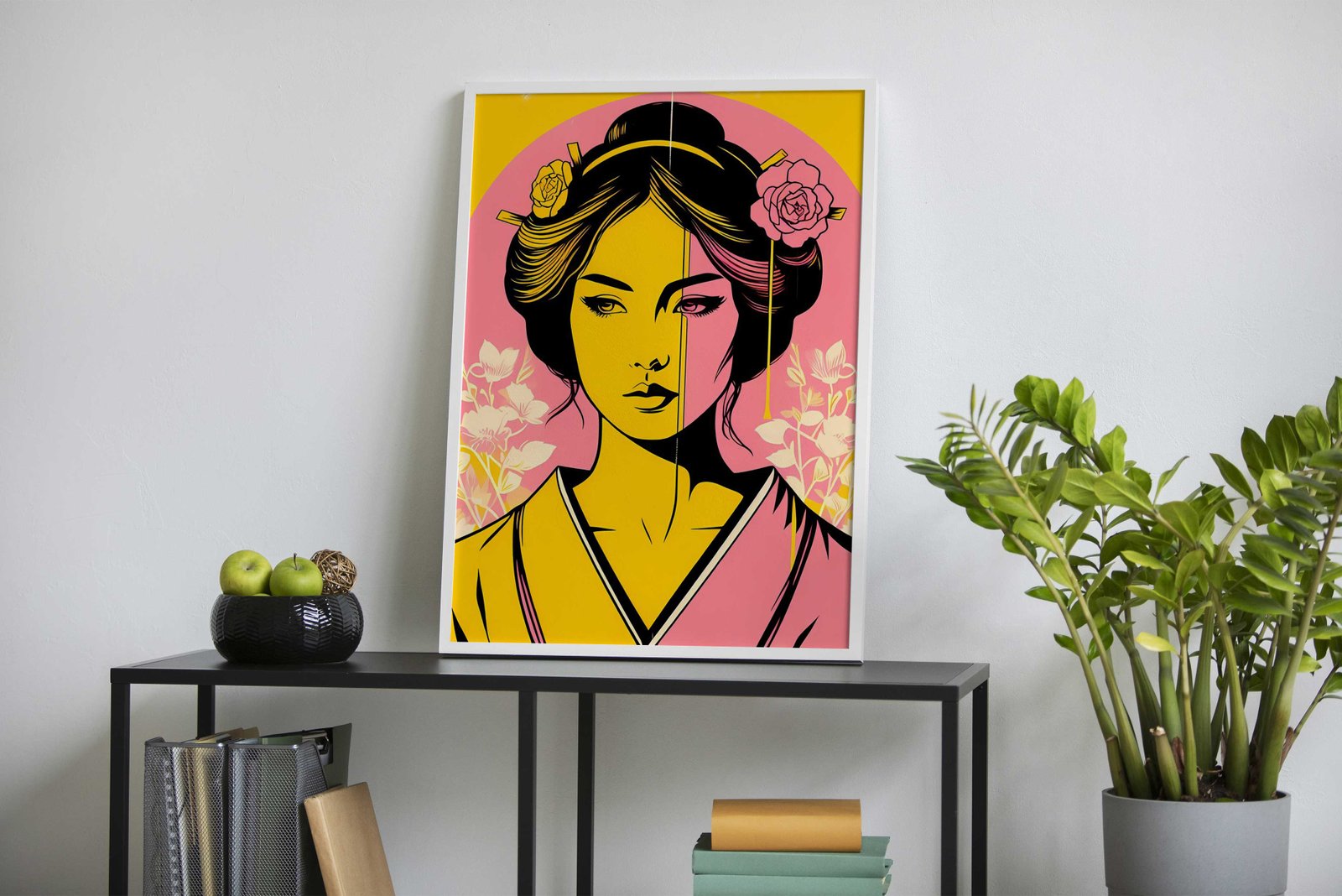 Geisha Goddess Asian Style Poster | Wall Art for Home & Office | High-Quality Print - High-Quality Visual Display