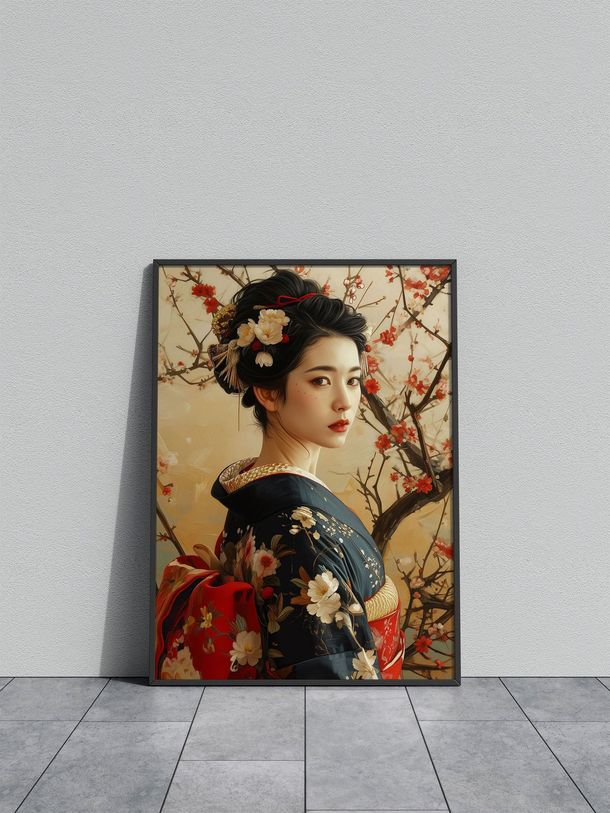 Geisha Japan Art Asian Style Poster | Wall Art for Home & Office | High-Quality Print - High-Quality Visual Display