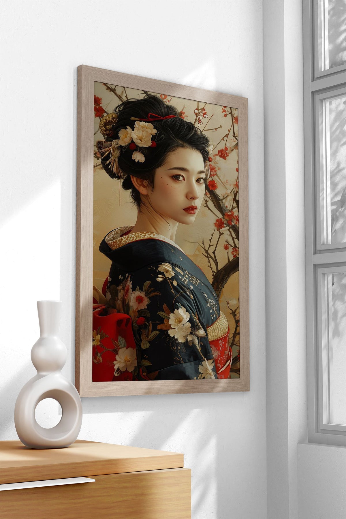 Geisha Japan Art Asian Style Poster | Wall Art for Home & Office | High-Quality Print - High-Quality Visual Display