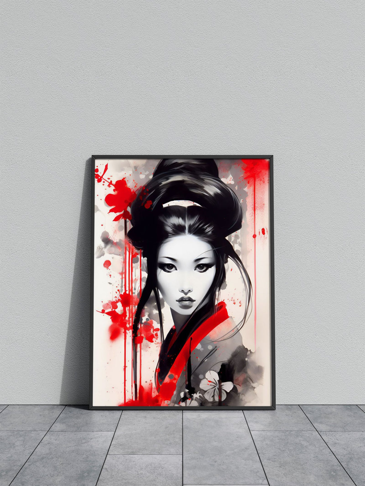 Geisha Japan Asia Love Zen Asian Style Poster | Wall Art for Home & Office | High-Quality Print - High-Quality Visual Display