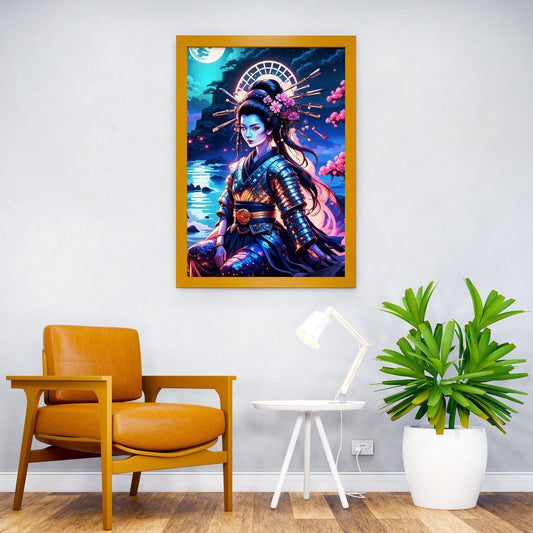Geisha Japan Cherry Asian Style Poster | Wall Art for Home & Office | High-Quality Print - High-Quality Visual Display