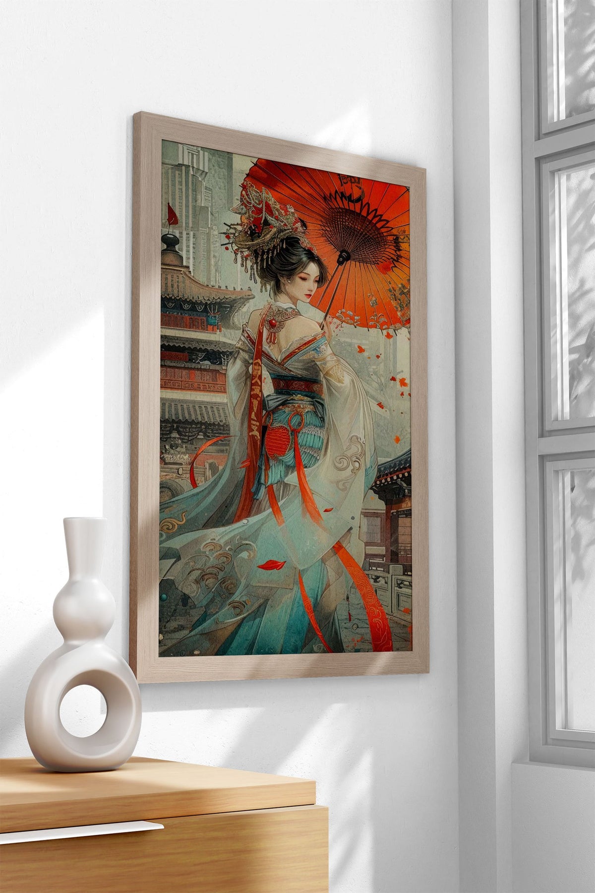 Geisha Japan Asian Style Poster | Wall Art for Home & Office | High-Quality Print - High-Quality Visual Display