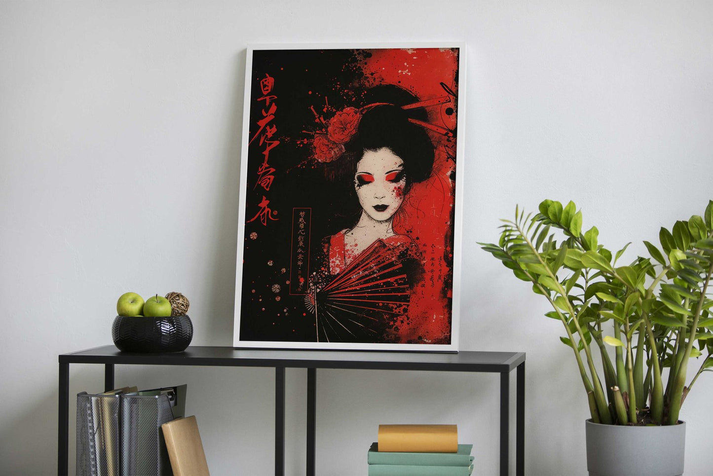 Geisha Japanese Samurai Asian Style Poster | Wall Art for Home & Office | High-Quality Print