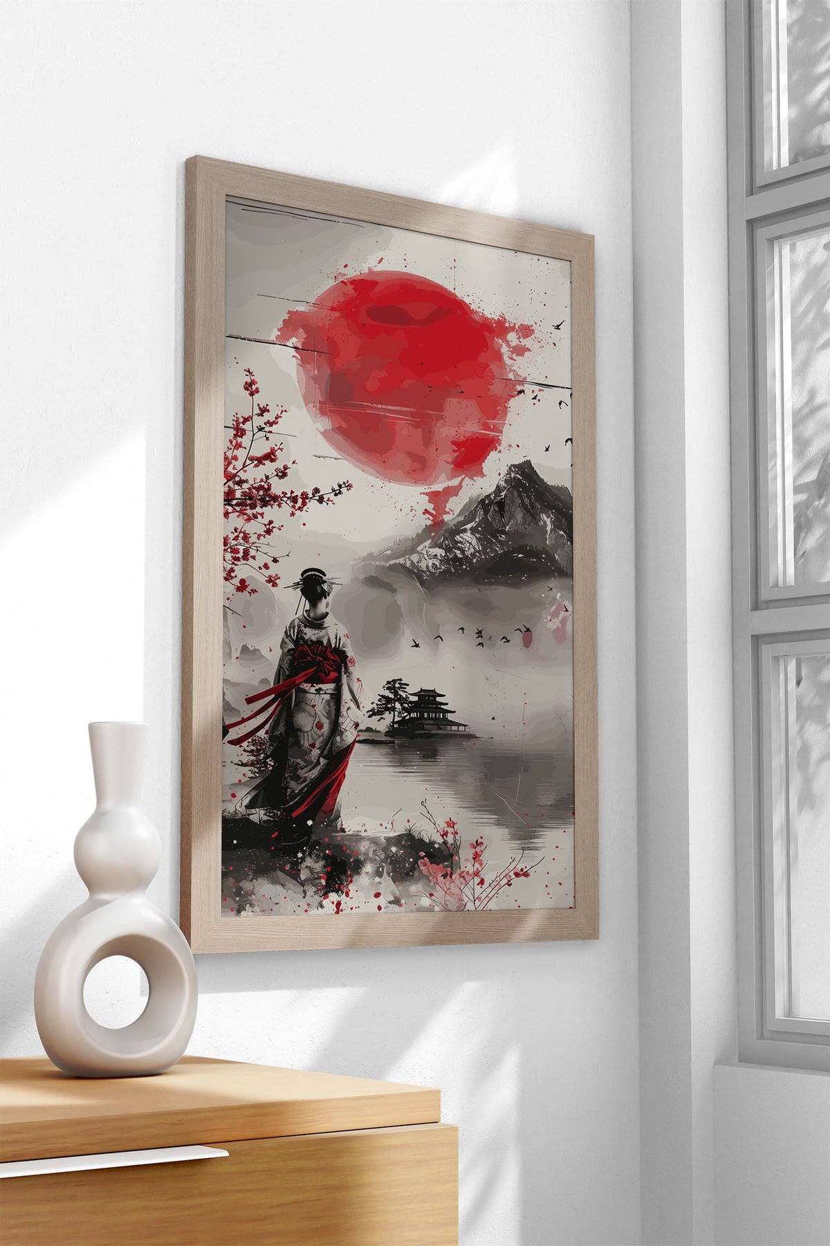 Geisha Nippon Japan Asian Style Poster | Wall Art for Home & Office | High-Quality Print - High-Quality Visual Display