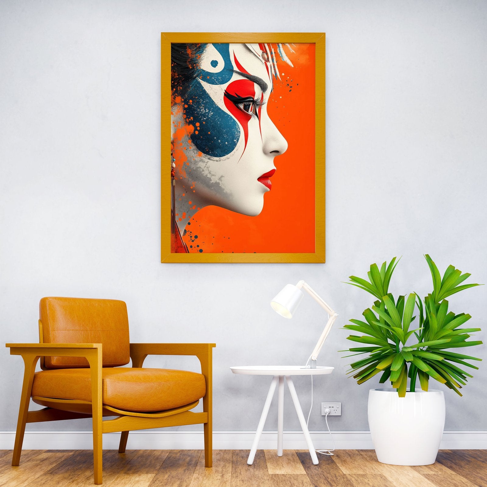 Geisha Portrait Asian Style Poster | Wall Art for Home & Office | High-Quality Print - High-Quality Visual Display