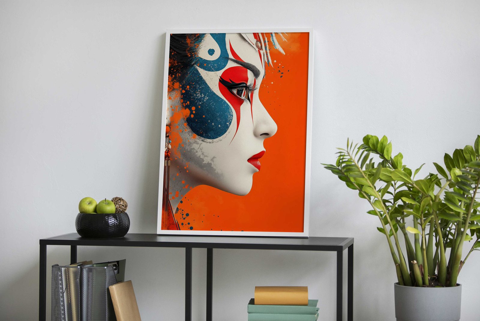Geisha Portrait Asian Style Poster | Wall Art for Home & Office | High-Quality Print - High-Quality Visual Display