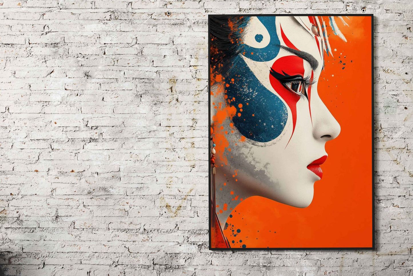 Geisha Portrait Asian Style Poster | Wall Art for Home & Office | High-Quality Print - High-Quality Visual Display