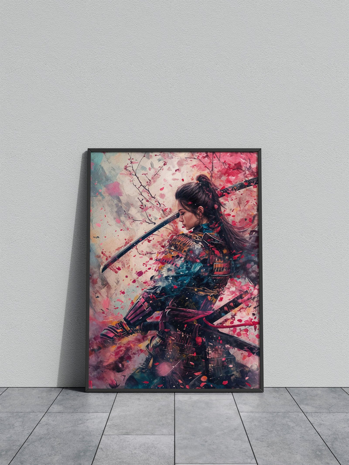 Geisha Samurai Japan Woman Asian Style Poster | Wall Art for Home & Office | High-Quality Print - High-Quality Visual Display