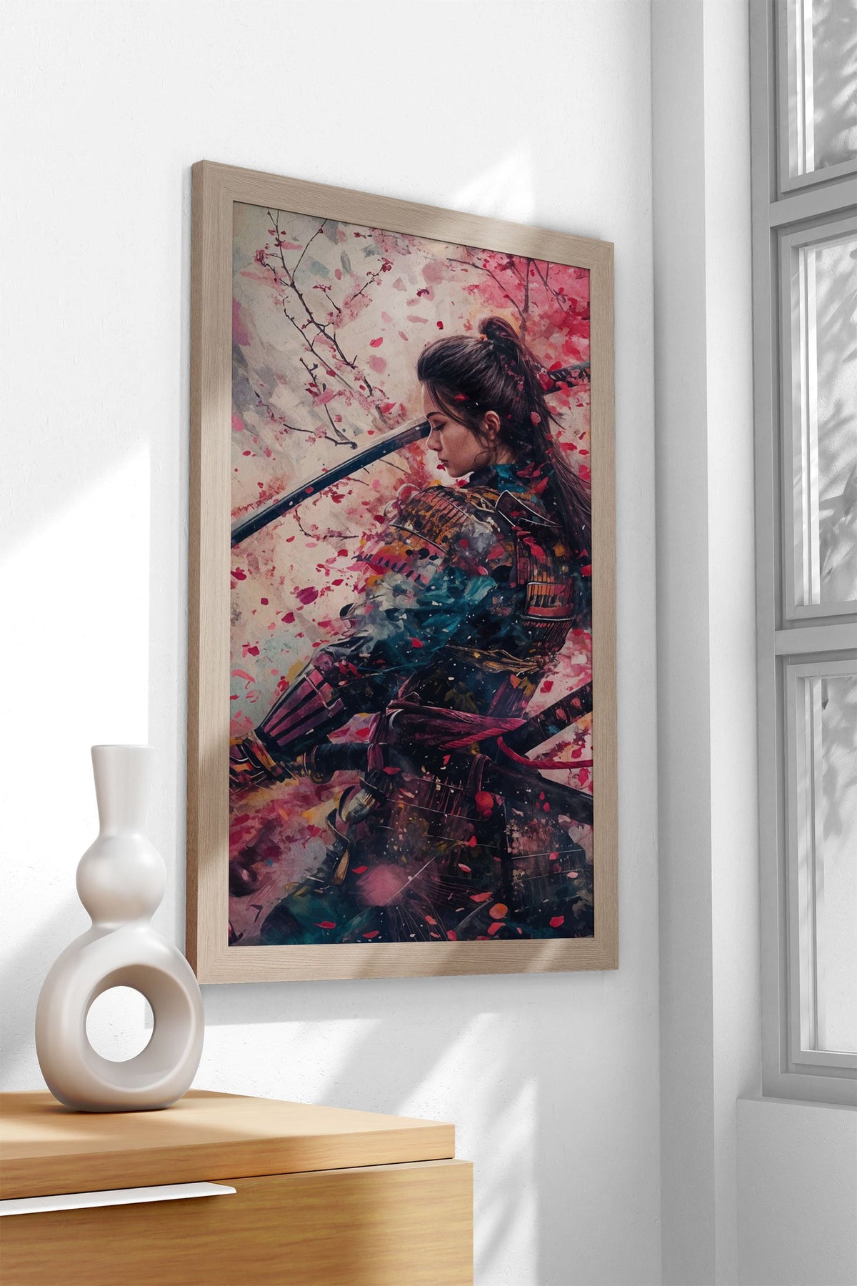 Geisha Samurai Japan Woman Asian Style Poster | Wall Art for Home & Office | High-Quality Print - High-Quality Visual Display
