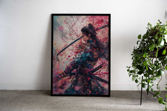 Geisha Samurai Japan Woman Asian Style Poster | Wall Art for Home & Office | High-Quality Print - High-Quality Visual Display