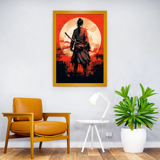 Geisha Samurai Asian Style Poster | Wall Art for Home & Office | High-Quality Print - High-Quality Visual Display