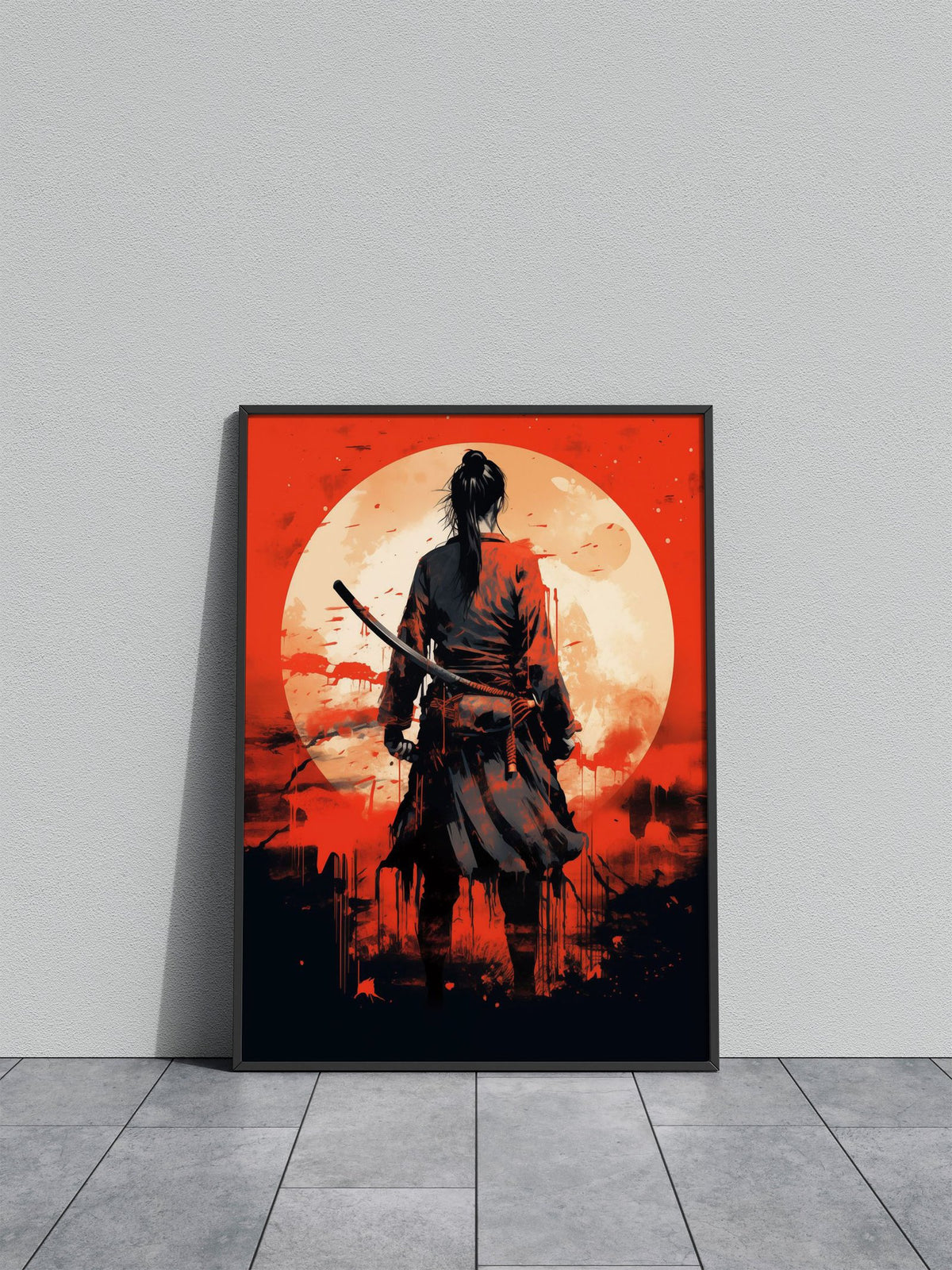Geisha Samurai Asian Style Poster | Wall Art for Home & Office | High-Quality Print - High-Quality Visual Display