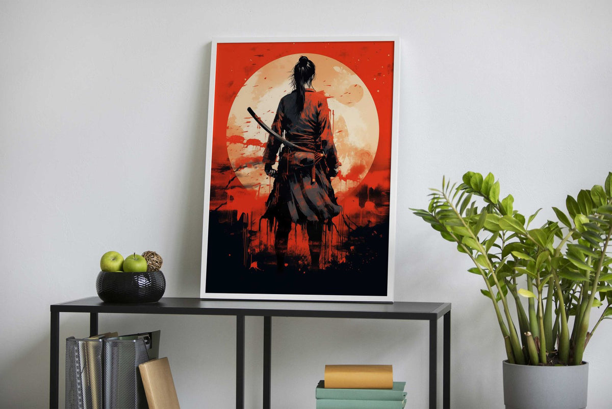 Geisha Samurai Asian Style Poster | Wall Art for Home & Office | High-Quality Print - High-Quality Visual Display