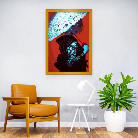 Geisha and Umbrella Asian Style Poster | Wall Art for Home & Office | High-Quality Print - High-Quality Visual Display