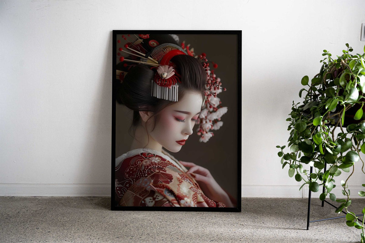 Geisha dream Asian Style Poster | Wall Art for Home & Office | High-Quality Print - High-Quality Visual Display
