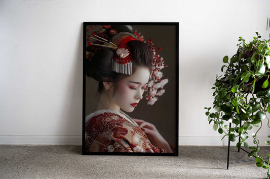 Geisha dream Asian Style Poster | Wall Art for Home & Office | High-Quality Print - High-Quality Visual Display