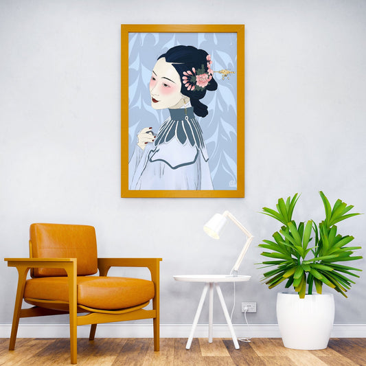 Geisha of Japan Asian Style Poster | Wall Art for Home & Office | High-Quality Print - High-Quality Visual Display