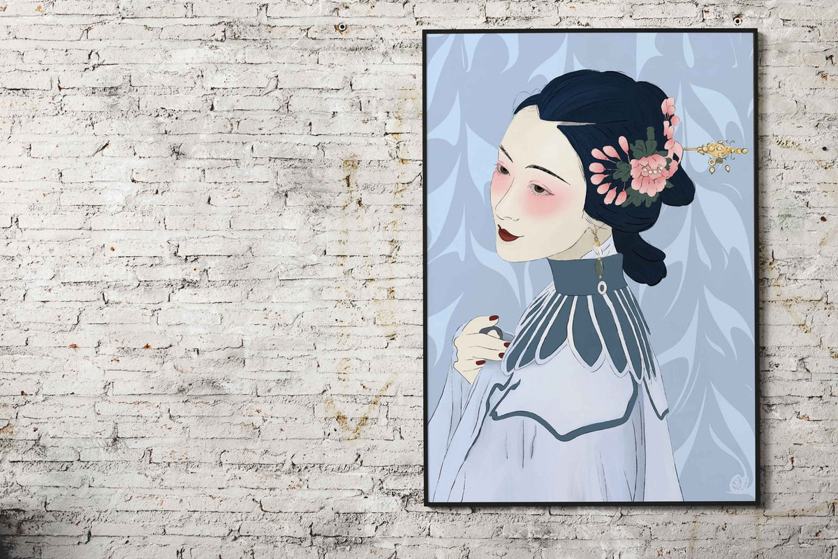 Geisha of Japan Asian Style Poster | Wall Art for Home & Office | High-Quality Print - High-Quality Visual Display