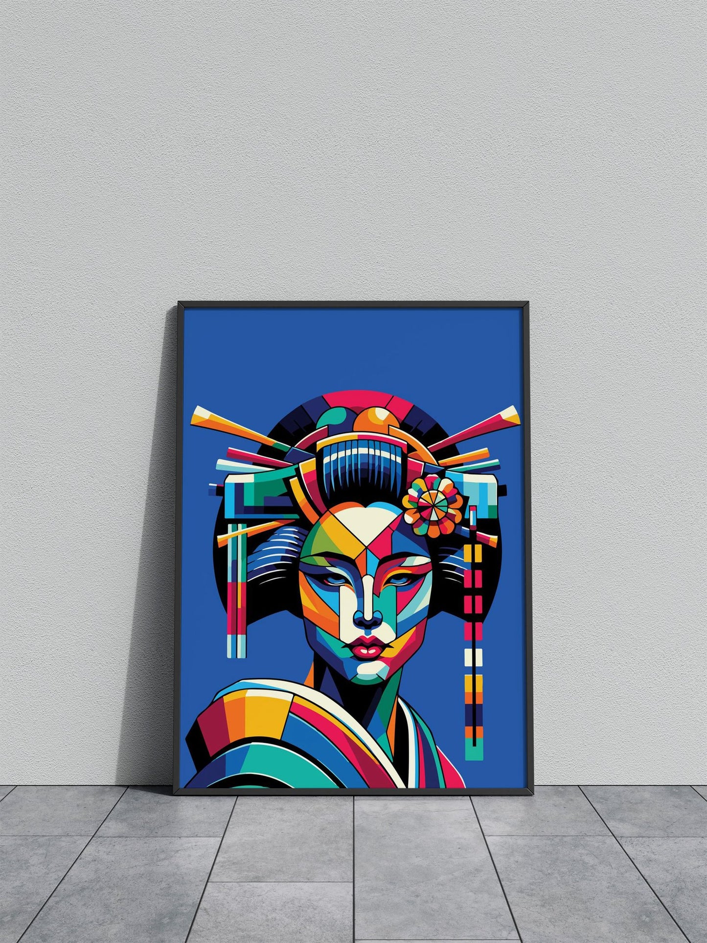 Geisha wpap pop art Asian Style Poster | Wall Art for Home & Office | High-Quality Print