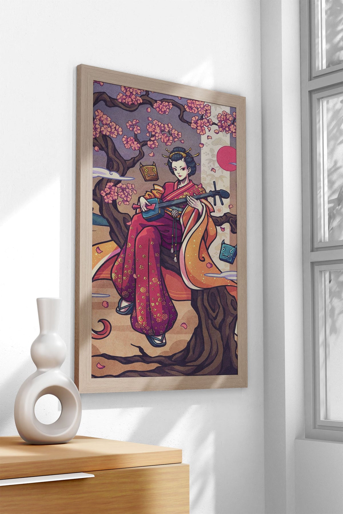 Geisha Asian Style Poster | Wall Art for Home & Office | High-Quality Print - High-Quality Visual Display