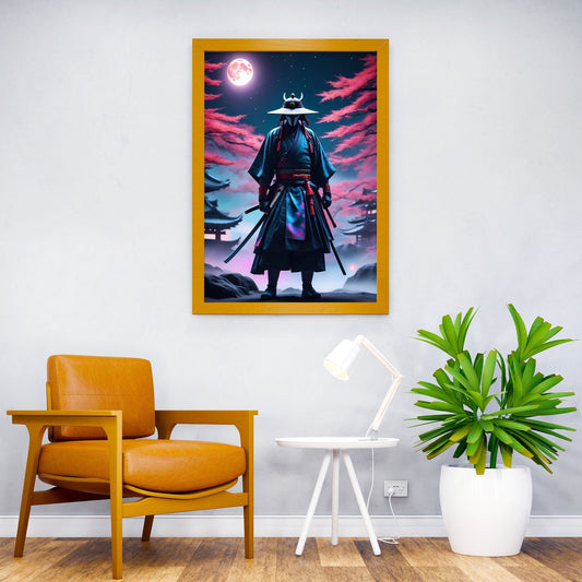 Ghost Samurai Asian Style Poster | Wall Art for Home & Office | High-Quality Print - High-Quality Visual Display