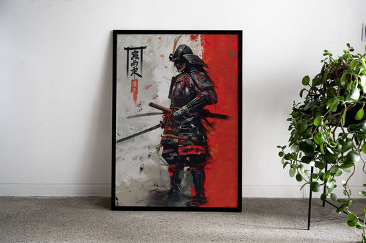 Ghost of the samurai japan Asian Style Poster | Wall Art for Home & Office | High-Quality Print - High-Quality Visual Display