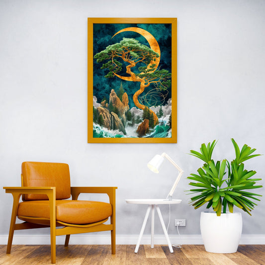 Giant Tree Asian Style Poster | Wall Art for Home & Office | High-Quality Print - High-Quality Visual Display
