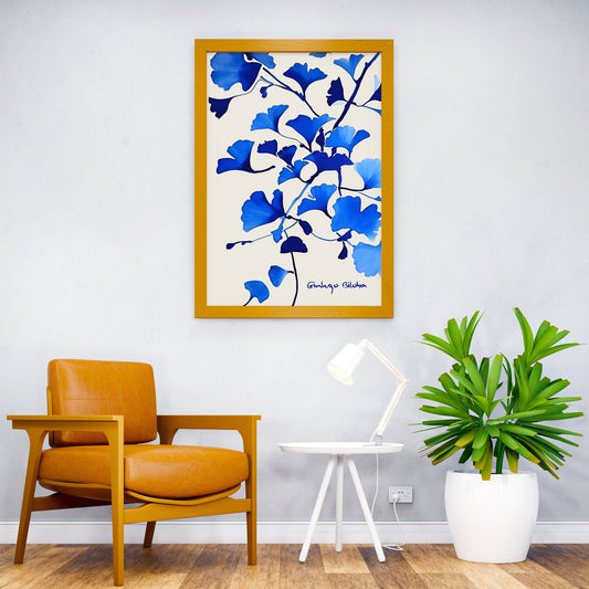 Ginkgo Biloba Asian Style Poster | Wall Art for Home & Office | High-Quality Print - High-Quality Visual Display