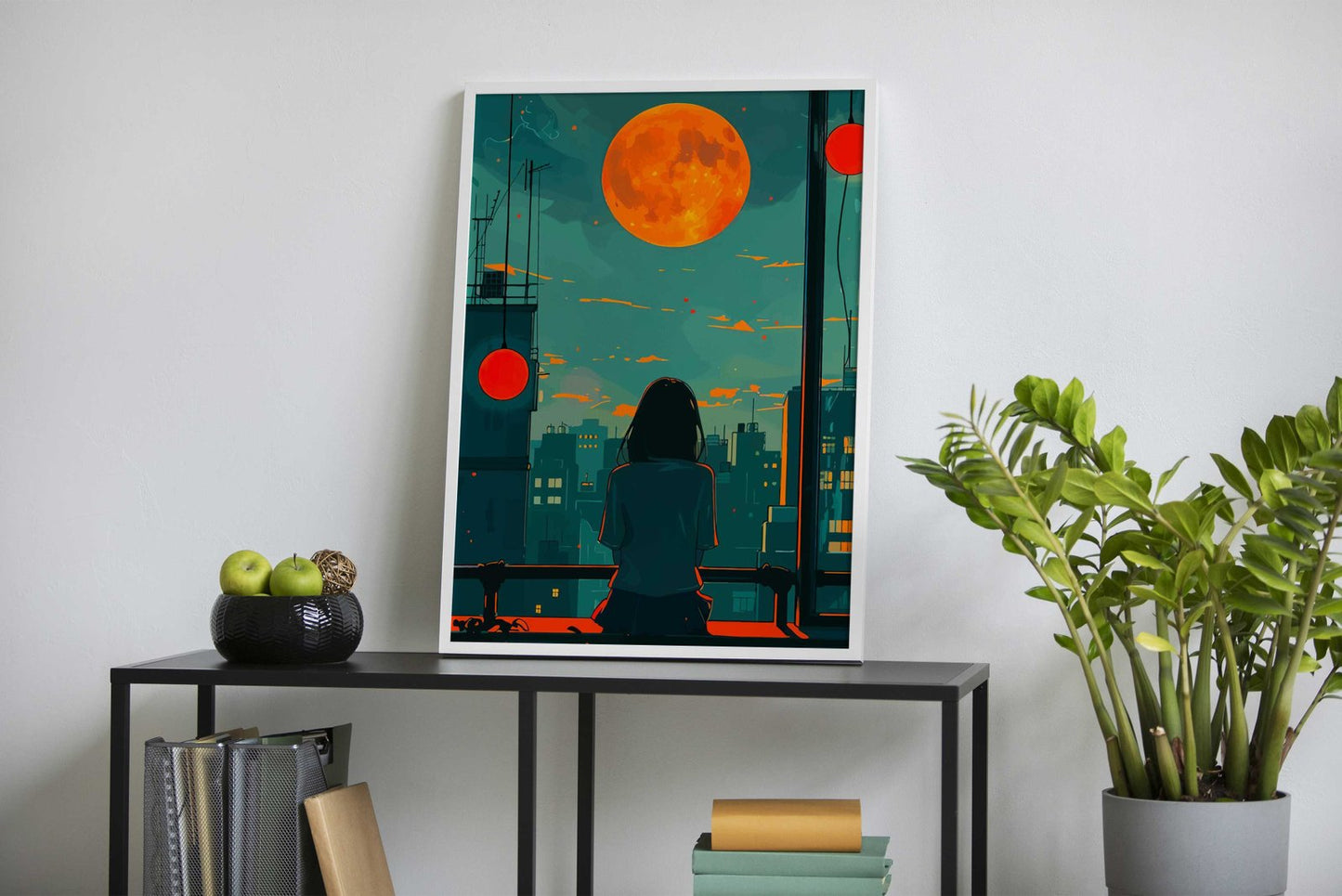 Girl Alone Sunrise Asian Style Poster | Wall Art for Home & Office | High-Quality Print