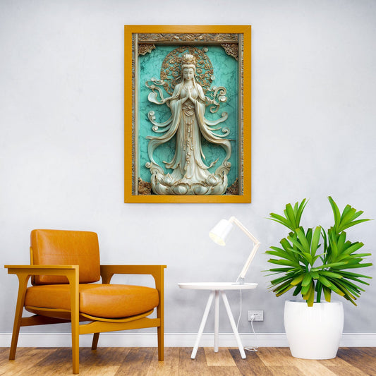 Goddess of Mercy Asian Style Poster | Wall Art for Home & Office | High-Quality Print - High-Quality Visual Display