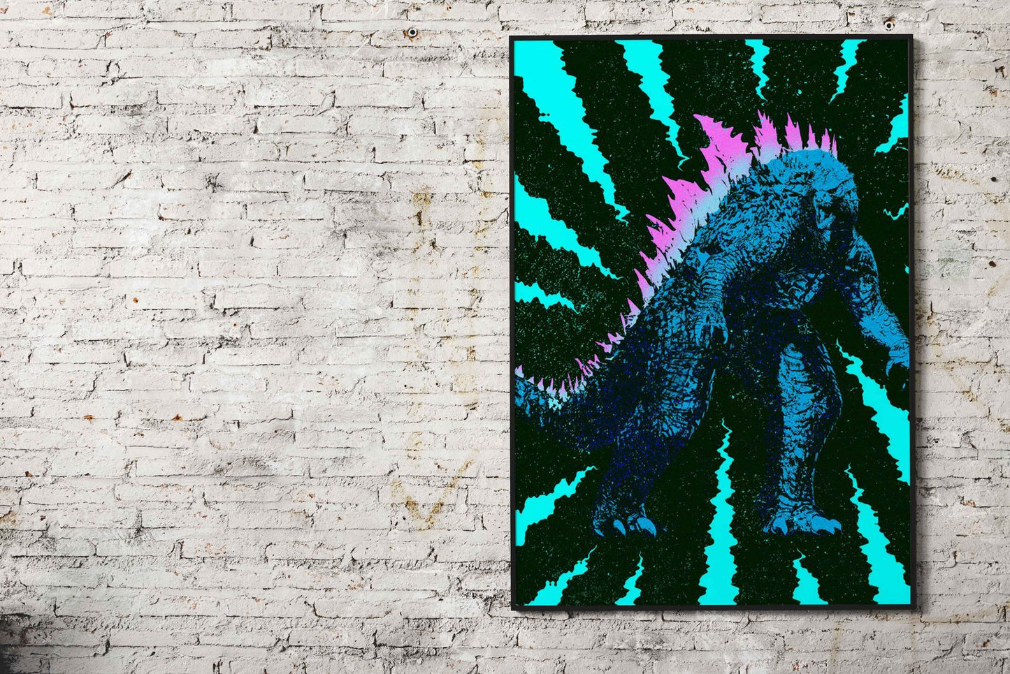 Godzilla Asian Style Poster | Wall Art for Home & Office | High-Quality Print