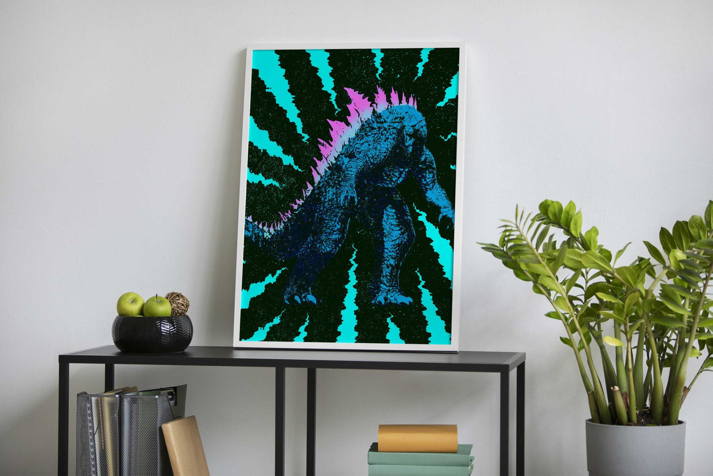 Godzilla Asian Style Poster | Wall Art for Home & Office | High-Quality Print