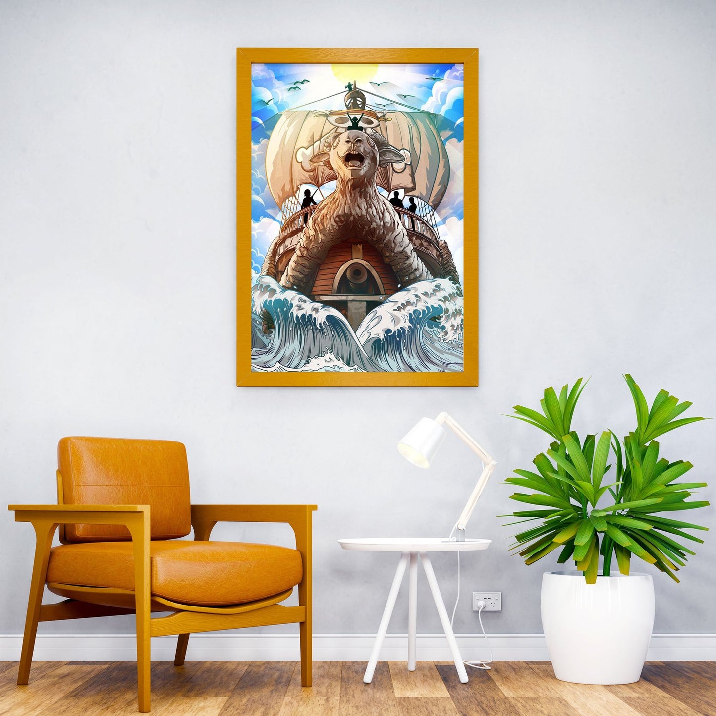 Going Merry Ship Asian Style Poster | Wall Art for Home & Office | High-Quality Print