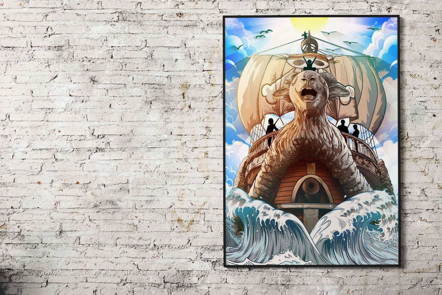 Going Merry Ship Asian Style Poster | Wall Art for Home & Office | High-Quality Print