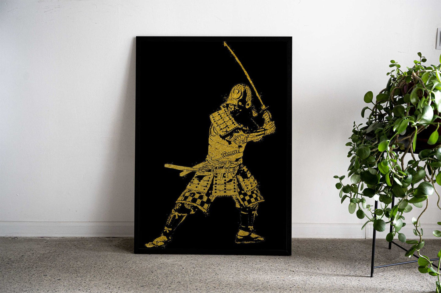 Gold Samurai Asian Style Poster | Wall Art for Home & Office | High-Quality Print - High-Quality Visual Display