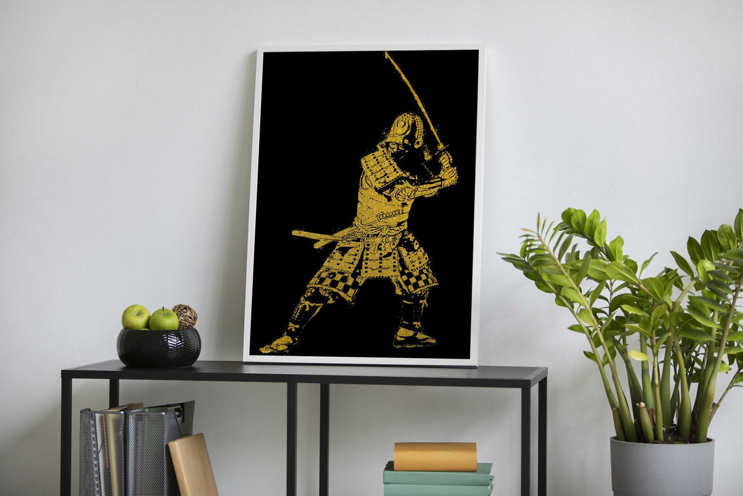 Gold Samurai Asian Style Poster | Wall Art for Home & Office | High-Quality Print - High-Quality Visual Display