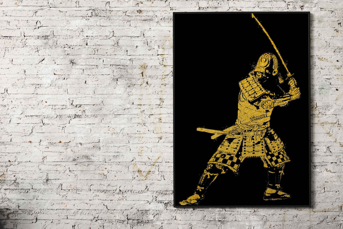Gold Samurai Asian Style Poster | Wall Art for Home & Office | High-Quality Print - High-Quality Visual Display