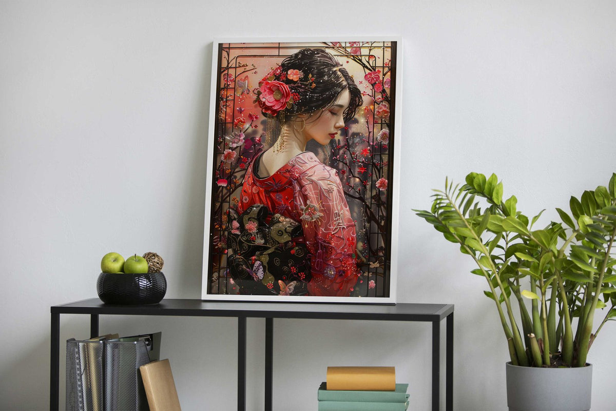 Golden Dreams Asian Style Poster | Wall Art for Home & Office | High-Quality Print - High-Quality Visual Display