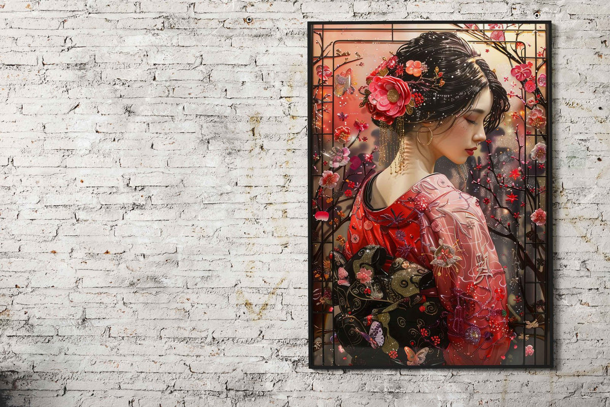 Golden Dreams Asian Style Poster | Wall Art for Home & Office | High-Quality Print - High-Quality Visual Display