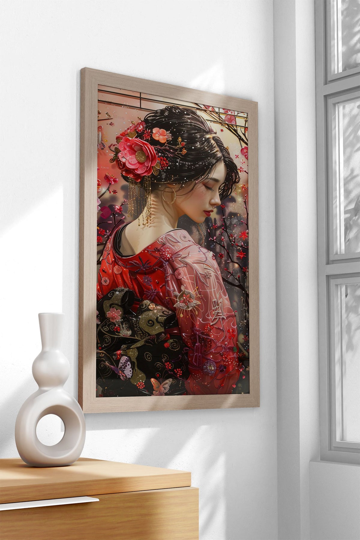 Golden Dreams Asian Style Poster | Wall Art for Home & Office | High-Quality Print - High-Quality Visual Display