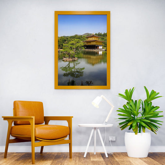 Golden Pavilion, Kyoto Asian Style Poster | Wall Art for Home & Office | High-Quality Print - High-Quality Visual Display